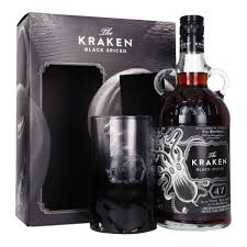 kraken black ed rum 1ltr gl gift
