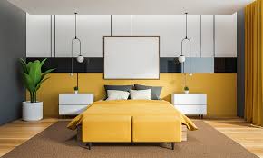 how to decorate a yellow bedroom in