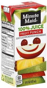 minute maid fruit punch 100 juice 6