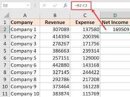 To Subtract In Excel Subtract Cells
