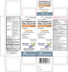 Cetirizine Hydrochloride Oral Solution Antihistamine