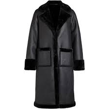 Womens Black Faux Fur Coats House Of
