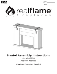 Real Flame 9220e Chbw 9220e Gbw Manual