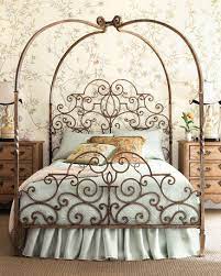 china luxury antique metal bed wrought