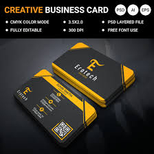 professional and creative business card