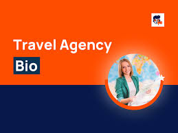 travel agency bio for social a
