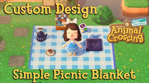 custom design simple picnic blanket