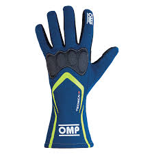Omp Ib 764 Bgi S Tecnica S Series Racing Gloves S Size Blue Yellow