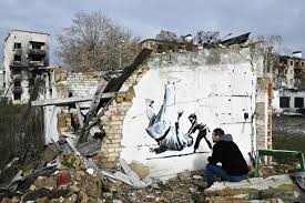 Banksy Reveals New Mural In Ukrainian