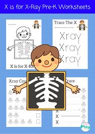 letter x worksheets for pre kids