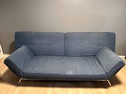 smala sofa by ligne roset blue fabric
