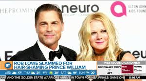 Grab your popcorn because actor, rob lowe is about get roasted in front of everyone on comedy central. Rob Lowe Slammed For Hair Shaming Prince William