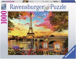 Ihr my ravensburger puzzle mit 1000 teilen: Ravensburger Puzzle 15168 Abendstimmung In Paris 1000 Teile Amazon De Spielzeug