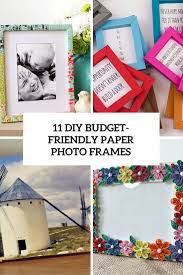 11 diy paper photo frames that are easy