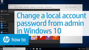 If prompted, enter a username and password that grants admin rights to the computer. Hp Pcs Change Or Reset The Computer Password Windows 10 Hp Customer Support