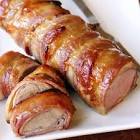 bacon wrapped pork roast