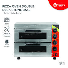 commercial pizza oven double deck