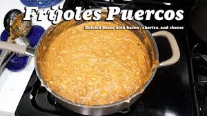 frijoles puercos refried beans with