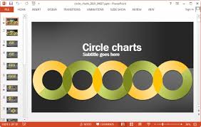 Circle Charts Diagram Template For Powerpoint