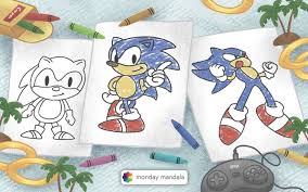 72 sonic coloring pages free pdf