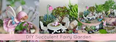 Succulent Fairy Garden Tutorial Diy