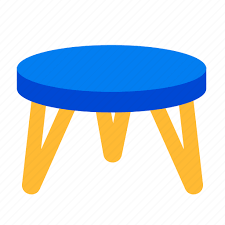 Round Table Icon On