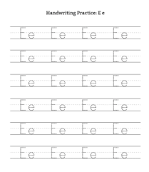 a z uppercase lowercase letter tracing