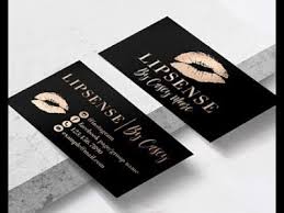 makeup artist business cards you