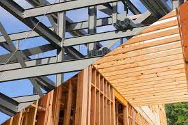 steel buildings with wooden structures