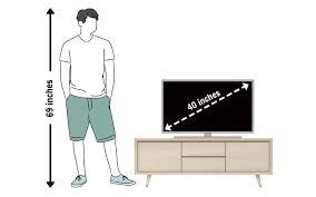 how big is a 40 inch tv 2023