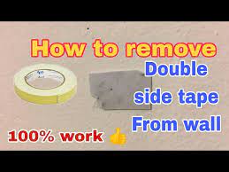 How To Remove Double Sided Tape From