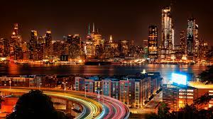 New York City View From New Jersey 4k ...