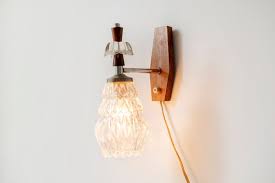 Wall Lamp Teak Wooden Sconce