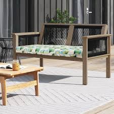 Outdoor Reversible Bench Cushion