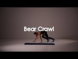 how to do a bear crawl hiit exercise