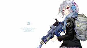 Anime Girl With Gun Hintergrundbilder ...