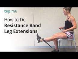 resistance band exercises for legs