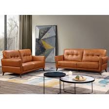 celina leather 3 2 seater sofa set in