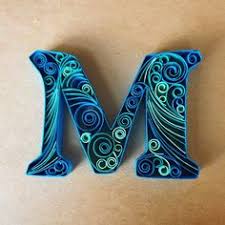 Quilling template for letter m : 18 Quilling M Ideas Quilling Quilling Letters Paper Quilling