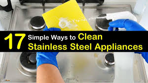 You don't need any cleaning solutions or let's take a look at some mixes that will make your stainless steel refrigerator look like brand new. 17 Simple Ways To Clean Stainless Steel Appliances Until They Shine