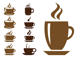 coffee cups graphics vector art