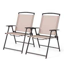 Honey Joy Patio Folding Chairs Outdoor