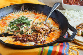 queso fundido melted cheese with