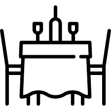 Table Dinner Vector SVG Icon (6) - SVG Repo