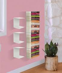White Wall Book Shelf For Home