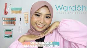 wardah one brand makeup tutorial