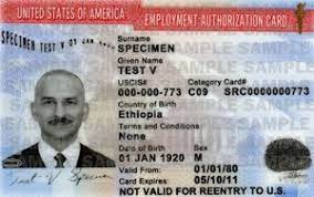 It is technically not a form, but a plastic card. Ead Card Us Temporary Work Permit