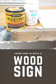 How To Build And Paint A Wood Sign