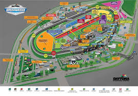 Daytona International Speedway Facility Map From Official