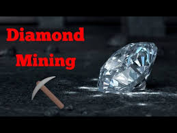 diamond mining and processing you